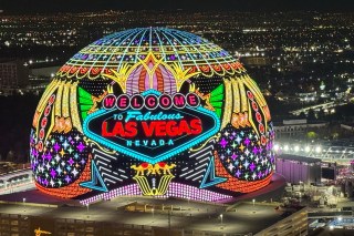 The Las Vegas sphere, opened last year, will not now be coming to London — due, claims its owner, to nothing but politics