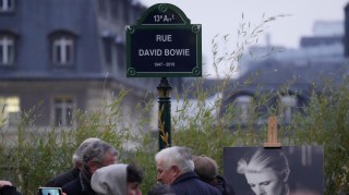 Paris city council noted that Bowie had proposed to his second wife, Iman, on the River Seine