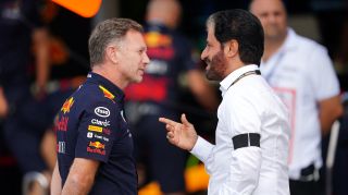 The FIA president Ben Sulayem, right, provoked F1’s anger by questioning its valuation in a tweet last year and has also been criticised for sexist comments