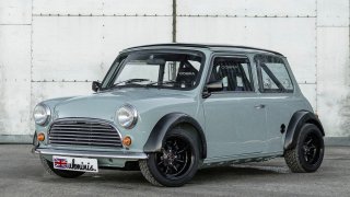This 1972 Rover Mini was one of the cars stolen in the raid. Three of the vehicles were due to be raffled on Christmas Day